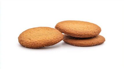 Gingerbread cookies isolated on white background