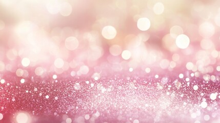 Creating soft focus pink glitter bokeh patterns for artistic projects studio digital content bright environment close-up enhancing visual appeal