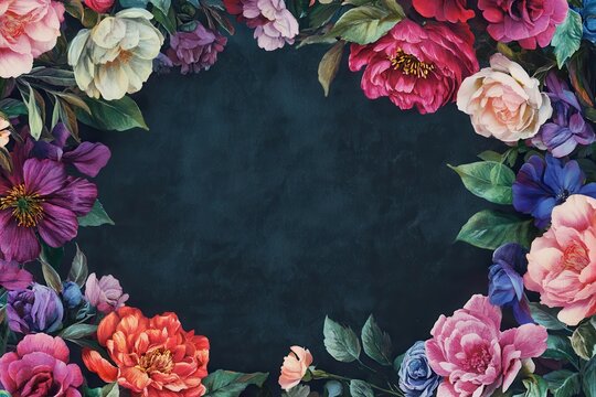 Elegant floral save the date invitations showcasing a variety of blooms, ideal for upscale vintage events, brochures, and chic designs for memorable celebrations and special occasions