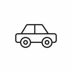 Modern automobile transport icon vector sign