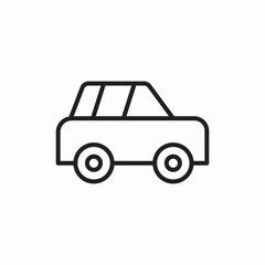 Family passenger car icon vector sign