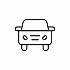 Modern automobile transport icon vector sign