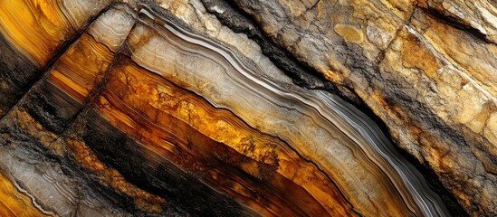 Natural agate stone texture featuring rich warm tones and intricate patterns from the Czech Republic for artistic and design purposes.