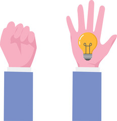 Social media illustration, business concept, web design

