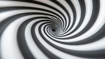 Abstract swirling vortex tunnel, optical illusion background