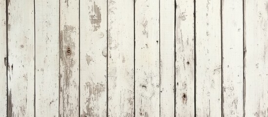 Naklejka premium Vintage wooden background with vertical boards in shabby chic French Provence style showcasing weathered textures and rustic charm.