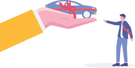 Social media illustration, business concept, web design

