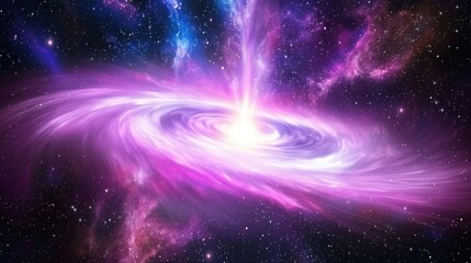 Obraz premium A surreal cosmic light background with glowing nebulae and swirling galaxy dust in deep space. --chaos 20 --ar 16:9 --quality 2 --v 6.1 Job ID: 06983489-7b7b-4e98-b76c-ea355541af14