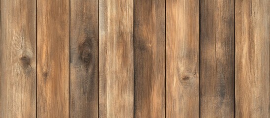 Fototapeta premium Seamless rustic brown wooden board texture perfect for backgrounds and design projects