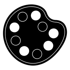  Pastel palette silhouette vector illustration 