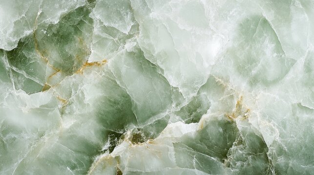 Close-up shot of green onyx marble texture. Ideal for backgrounds, designs, and projects needing a luxurious, natural feel.