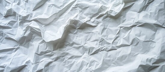 Fototapeta premium Crumpled gray paper texture background for creative design and artistic applications