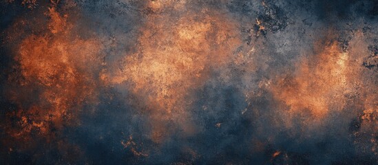 Abstract dark textured wall with black brown cement background featuring light accents and a soft white gradient design.