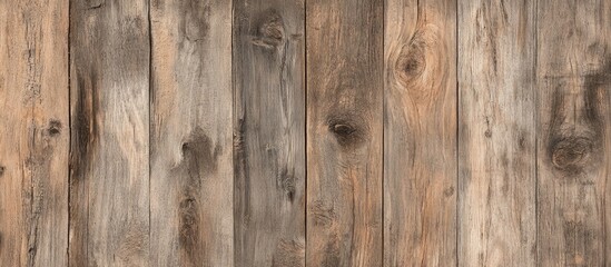 Naklejka premium Rustic weathered wooden planks background suitable for vintage or nature-themed designs and backgrounds in various creative projects
