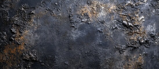 Abstract textured background with dark gray cement wall featuring layers of decay and a subtle gradient for a dramatic design element
