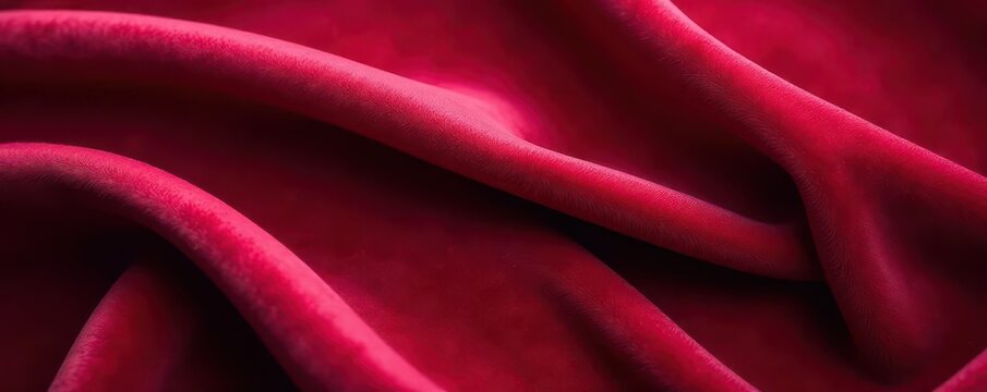Burgundy velvet swatch, soft pile  Rich color, luxurious feel , tone, macro, burgundy