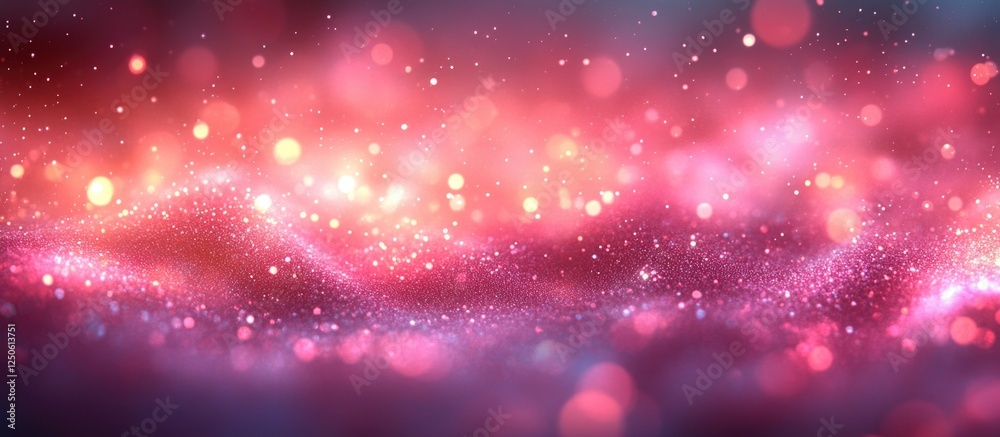 Wall mural vibrant pink and purple bokeh lights creating a dreamy abstract background for design projects and a