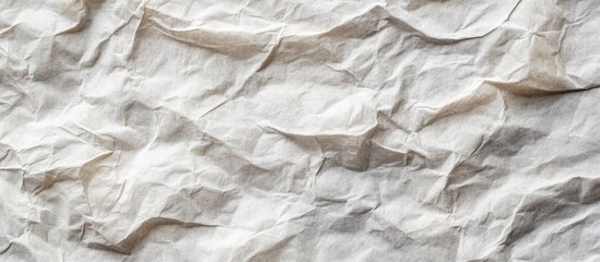 Obraz premium Crumpled grey paper texture ideal for backgrounds and design projects related to recycling and sustainability.