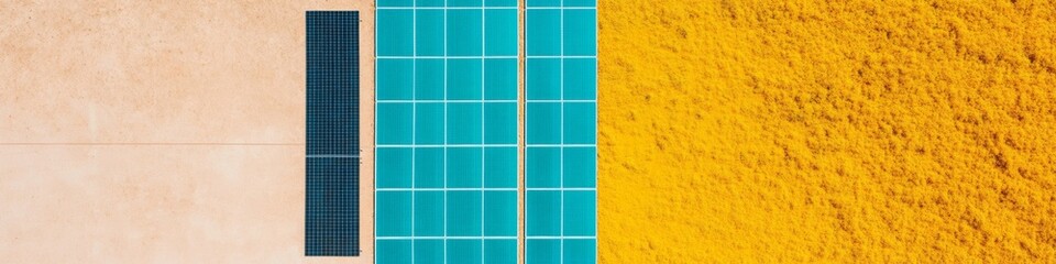 Fototapeta premium Eco-Aesthetic Agri-Tech Solar-Powered Data Collection in Vibrant Canola Fields - Next-Gen Environmental Monitoring and Sustainable Agriculture Solutions
