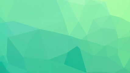Obraz premium Green background, Geometric Low Poly Gradient Texture in Green and Blue Shades