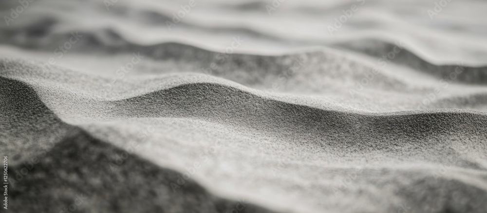 Poster gray textured background with wavy patterns creating a beautiful abstract landscape ideal for design