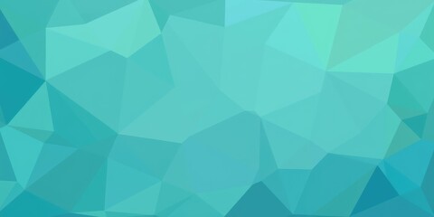 Fototapeta premium Green background, Geometric Low Poly Gradient Texture in Green and Blue Shades