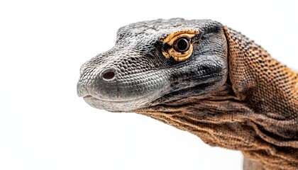 Obraz premium Komodo Dragon Head Close Up Portrait