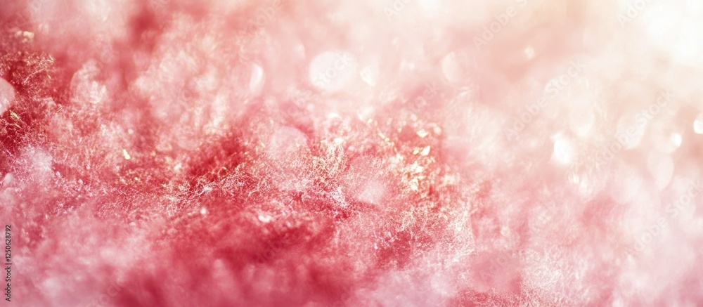 Poster bokeh texture background in vibrant red tones creating a natural and soft visual ambiance perfect fo