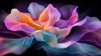 Ethereal Glowing Petals.