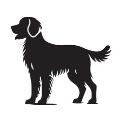 Brittany silhouette for simple yet impactful branding solutions - Brittany illustration - minimal Brittany vector - dog silhouette
