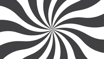 Abstract background with rays retro starburst. Spiral radial striped pattern beam with rays. Retro explosion white and gray vintage ray sunrise. Gray and White twist background.