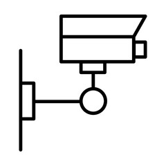 Simple Gadget Outline Icon - Minimalist Vector Illustration