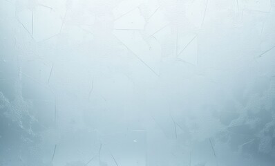 Frosted glass with icy patterns