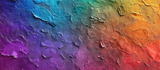 Vibrant Rainbow Oil Slick Texture Featuring Metallic Hues and Ample Space for Overlaying Text or Graphic Elements