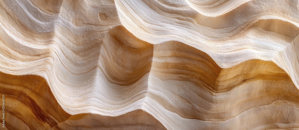 Aufkleber Sandstone wall texture abstract background with intricate patterns and natural earthy tones for design and architecture projects