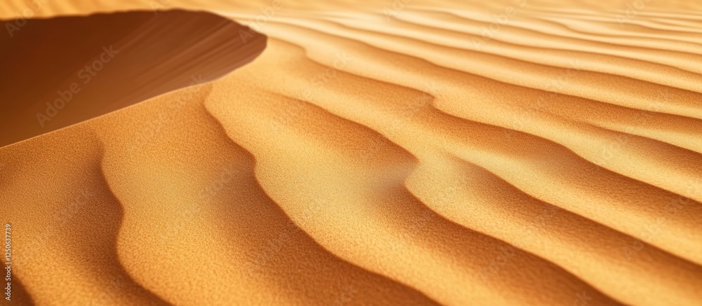 Aufkleber Textured sand waves creating a natural background pattern for design and photography projects