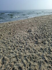 beach in the morning