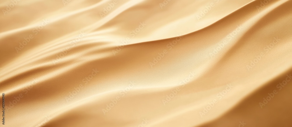 Aufkleber Elegant sandy golden background texture with smooth waves and soft folds ideal for design or artistic projects.