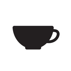 Cup icon with handle for hot beverages like tea and coffee