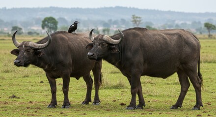 cape buffalo in the wild