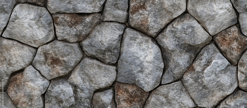 Poster rock texture background for seamless use in design, providing a rugged and natural aesthetic for var