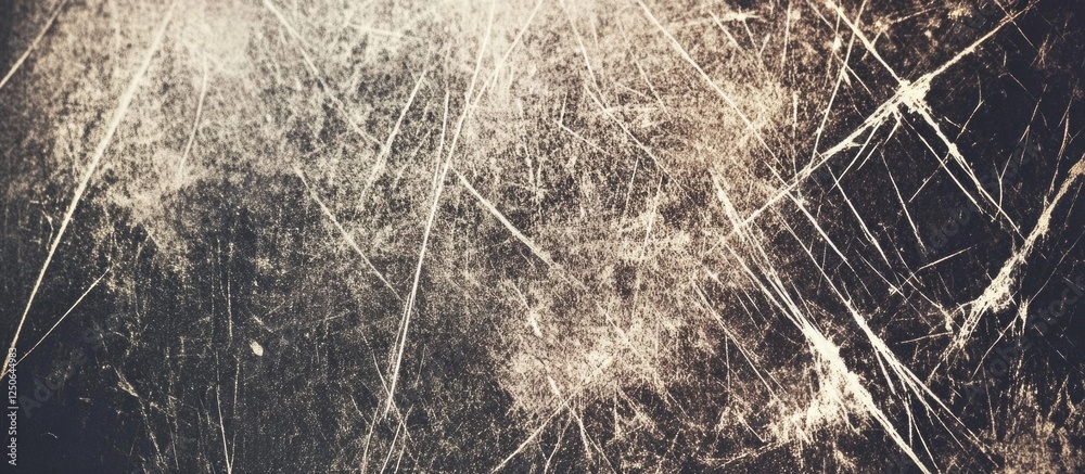Poster scratched film texture with bright lines creating a grunge and vintage design perfect for panoramic 