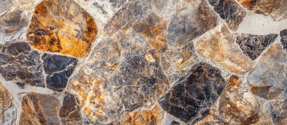 Poster natural rocky surface texture featuring a variety of colors and patterns showcasing geological forma