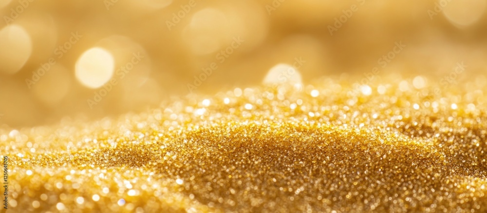 Poster golden sand texture with sparkling details ideal for beach backgrounds and coastal themes in photogr