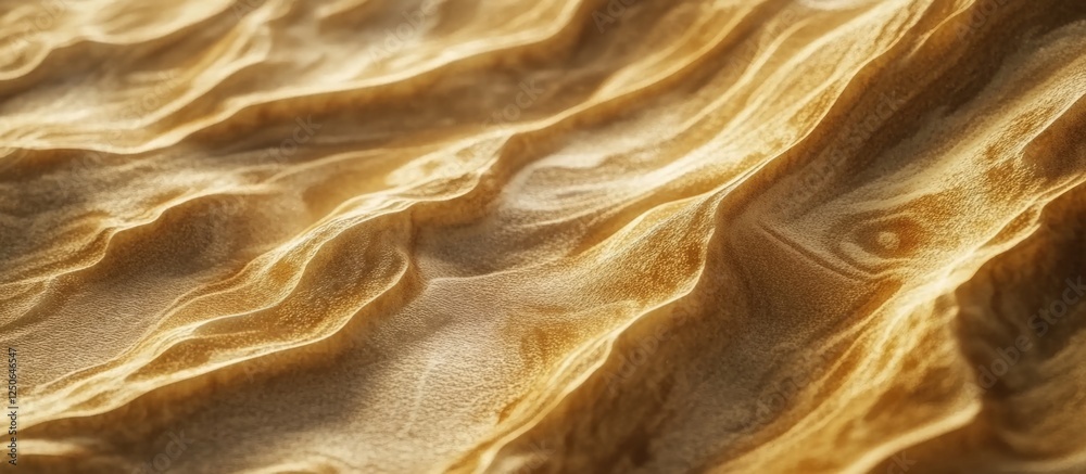 Poster wind-sculpted sand texture highlighting the beauty and patterns of natural formations in a close-up 