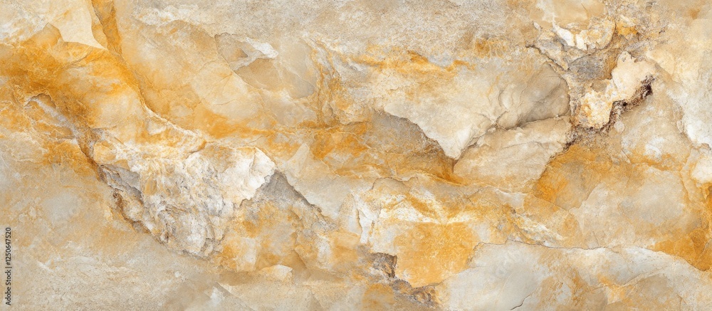 Poster Natural rocky texture illuminated by evening light showcasing warm hues and intricate patterns for design and backgrounds.