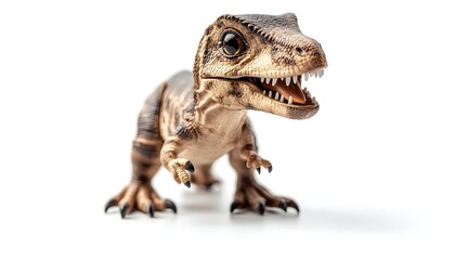 Obraz premium A baby Tyrannosaurus Rex dinosaur toy model