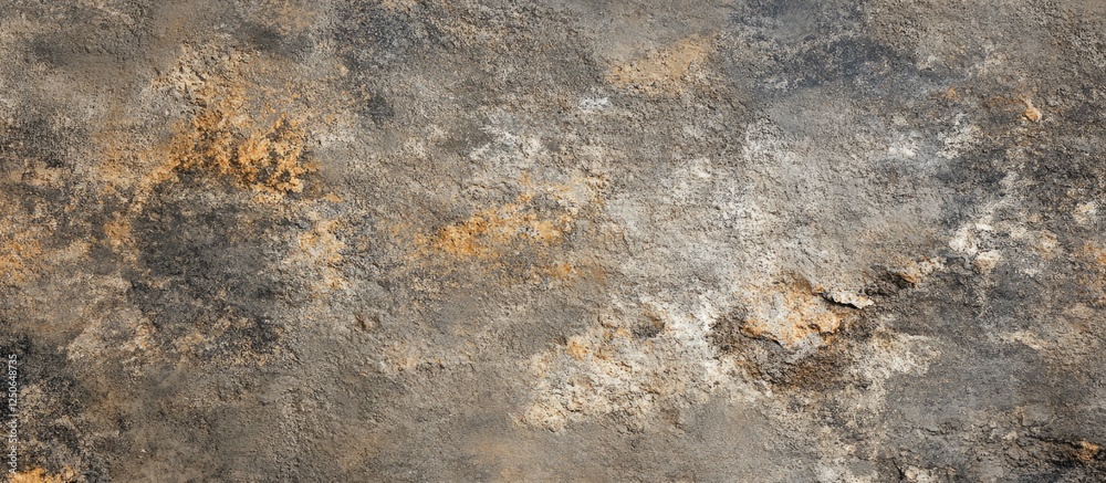 Poster Textured rocky wall backdrop showcasing rough surfaces with inclusions and inhomogeneities in earthy tones representing geological features.