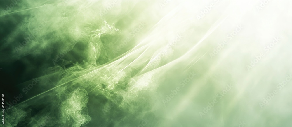 Aufkleber green and white textured background with soft sun rays creating a serene and calming atmosphere suit
