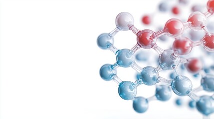 Research Team Analyzing Molecular Chains in a Scientific Laboratory Environment